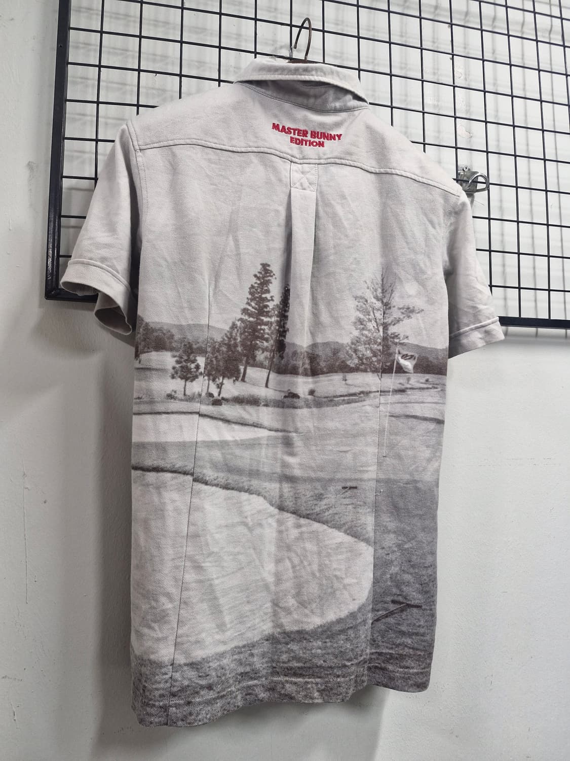 100-105XL 마스터바니에디션 프린팅 카라 반팔티. 상품이미지6