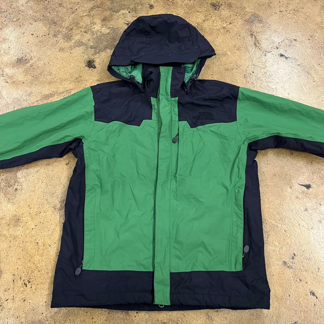 [정품/S] 노스페이스 그린 바람막이 자켓 b17 상품이미지3