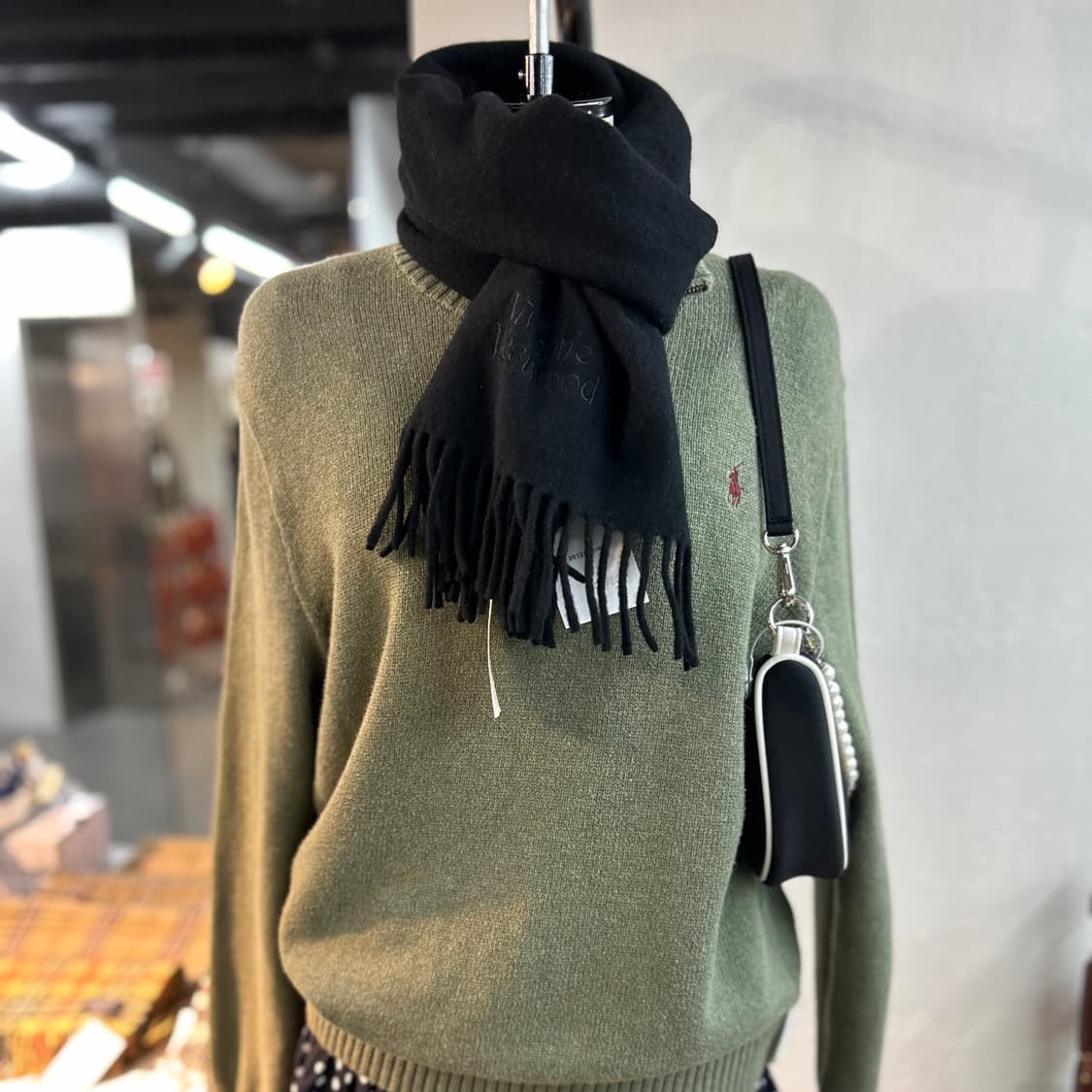 Vivienne Westwood embroidered Muffler 상품이미지6