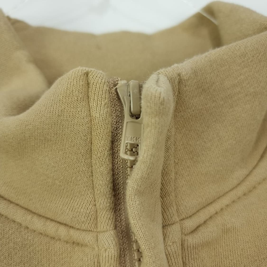 [스투시] 아치 로고 하프집업 반집업 맨투맨 베이지 P01585 상품이미지4