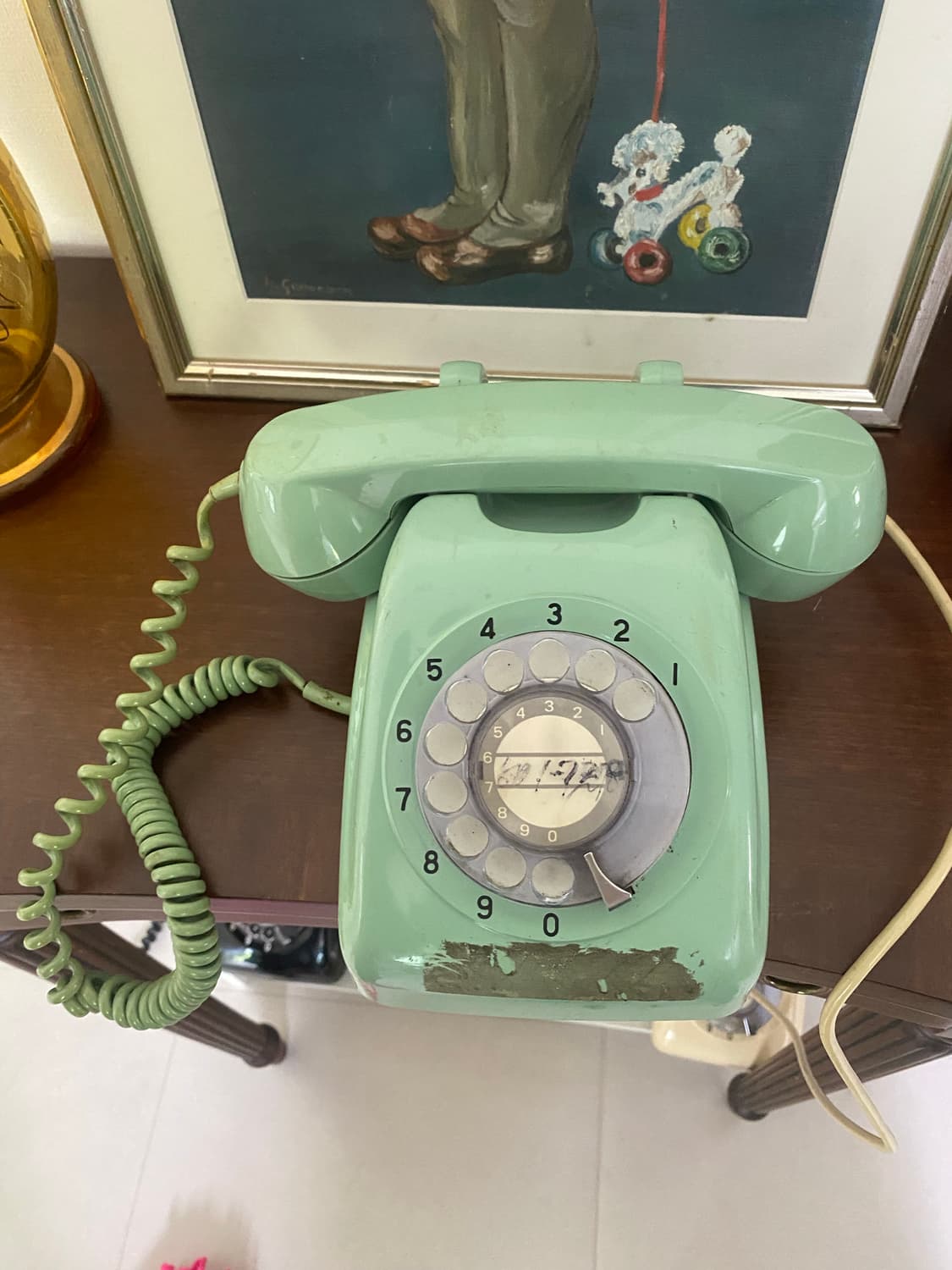 1970년대 일본 다이얼 빈티지 전화기 상품이미지1
