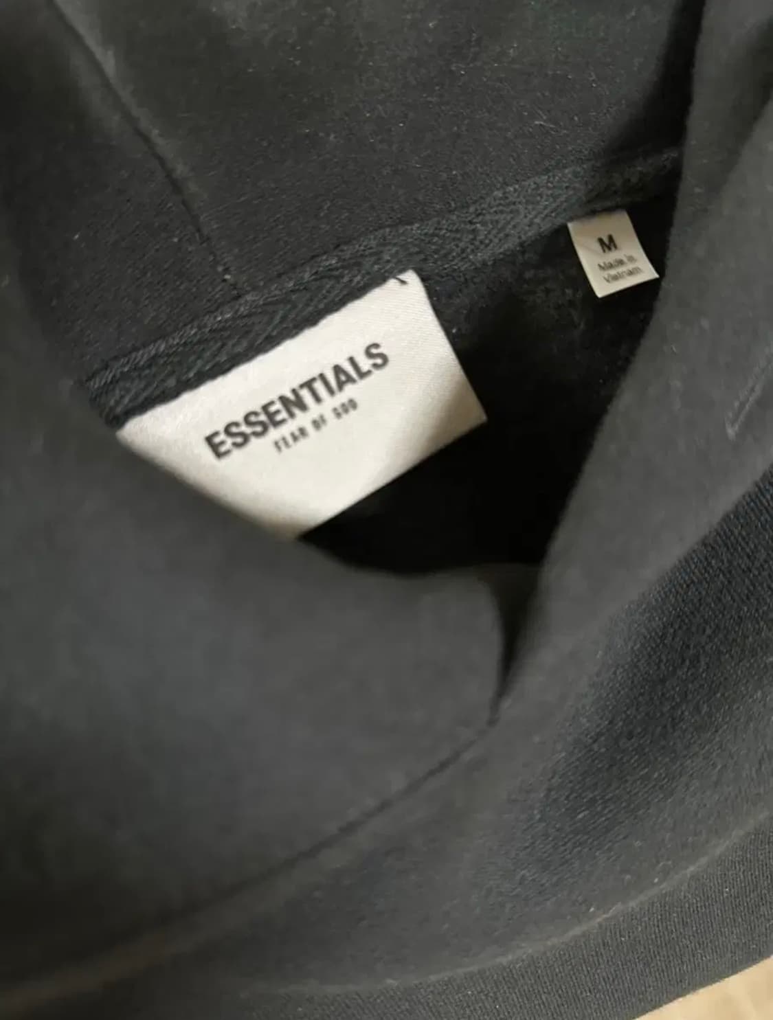 피어오브갓 에센셜 코어 후드티 블랙 M 상품이미지3