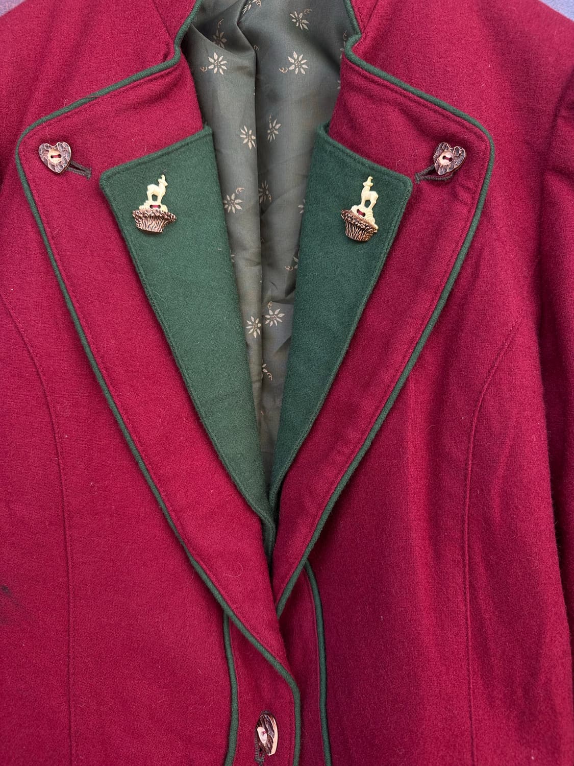  유러피안 클래식 티롤리안 울 재킷 상품이미지4