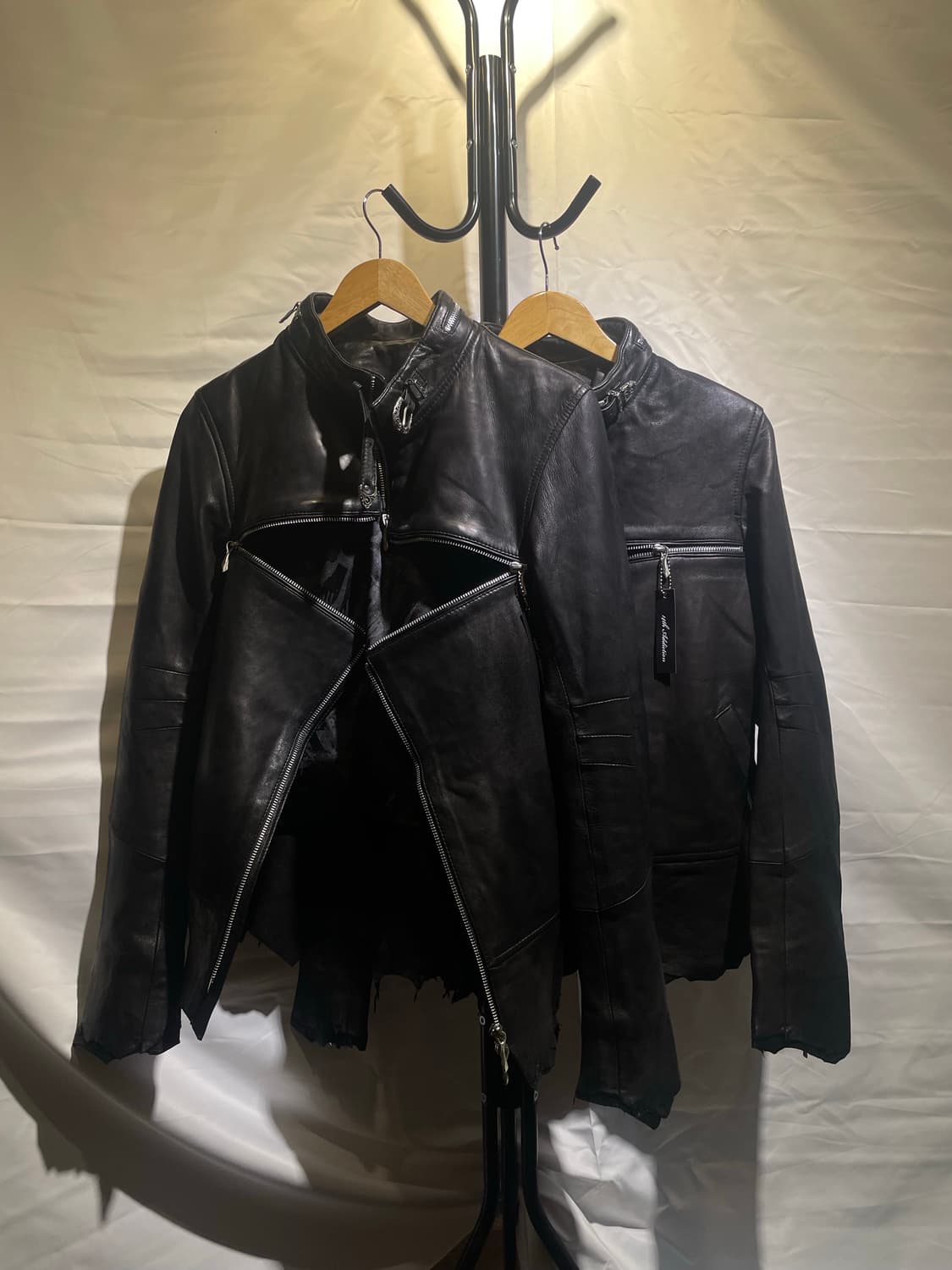 14th addiction cross zip leather 상품이미지1