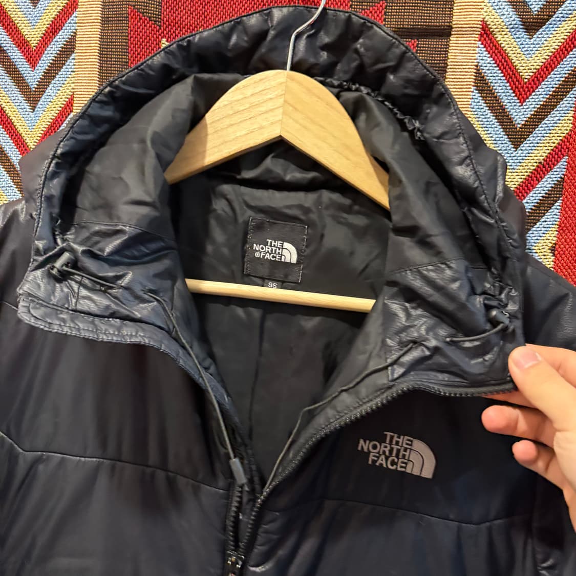 노스페이스 구스다운 경량후드패딩 상품이미지5