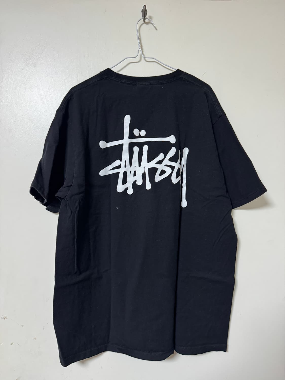 [L] 스투시 베이직 티셔츠 반팔티 블랙 상품이미지2