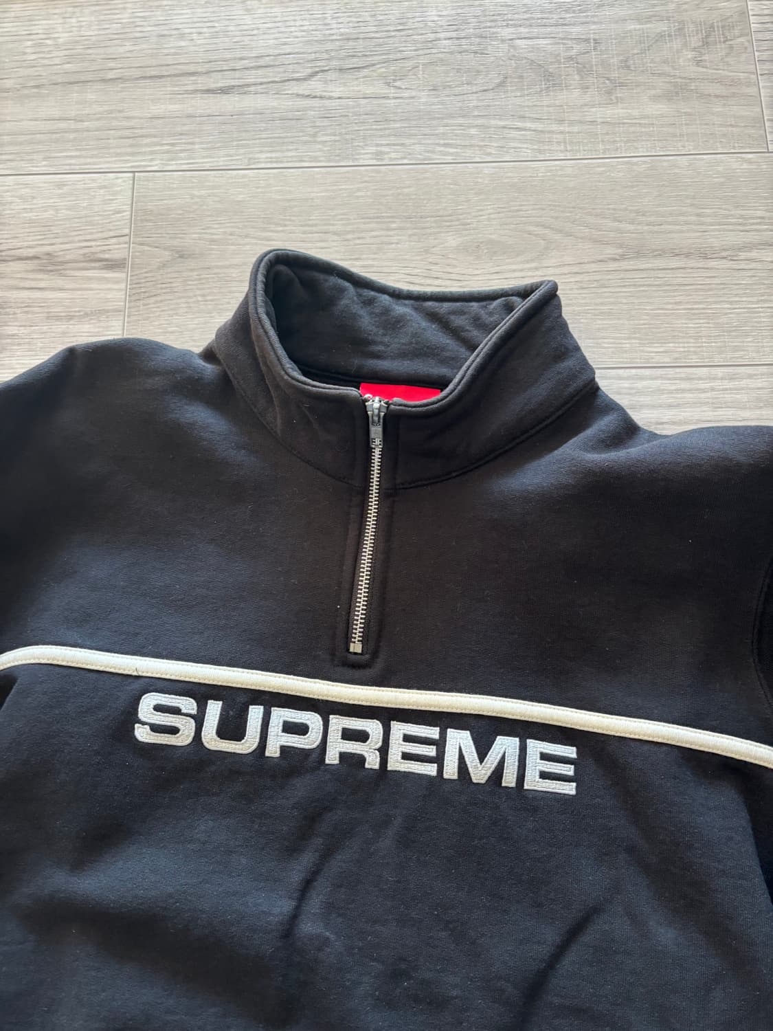 [L] 슈프림 반집업 맨투맨 상품이미지3