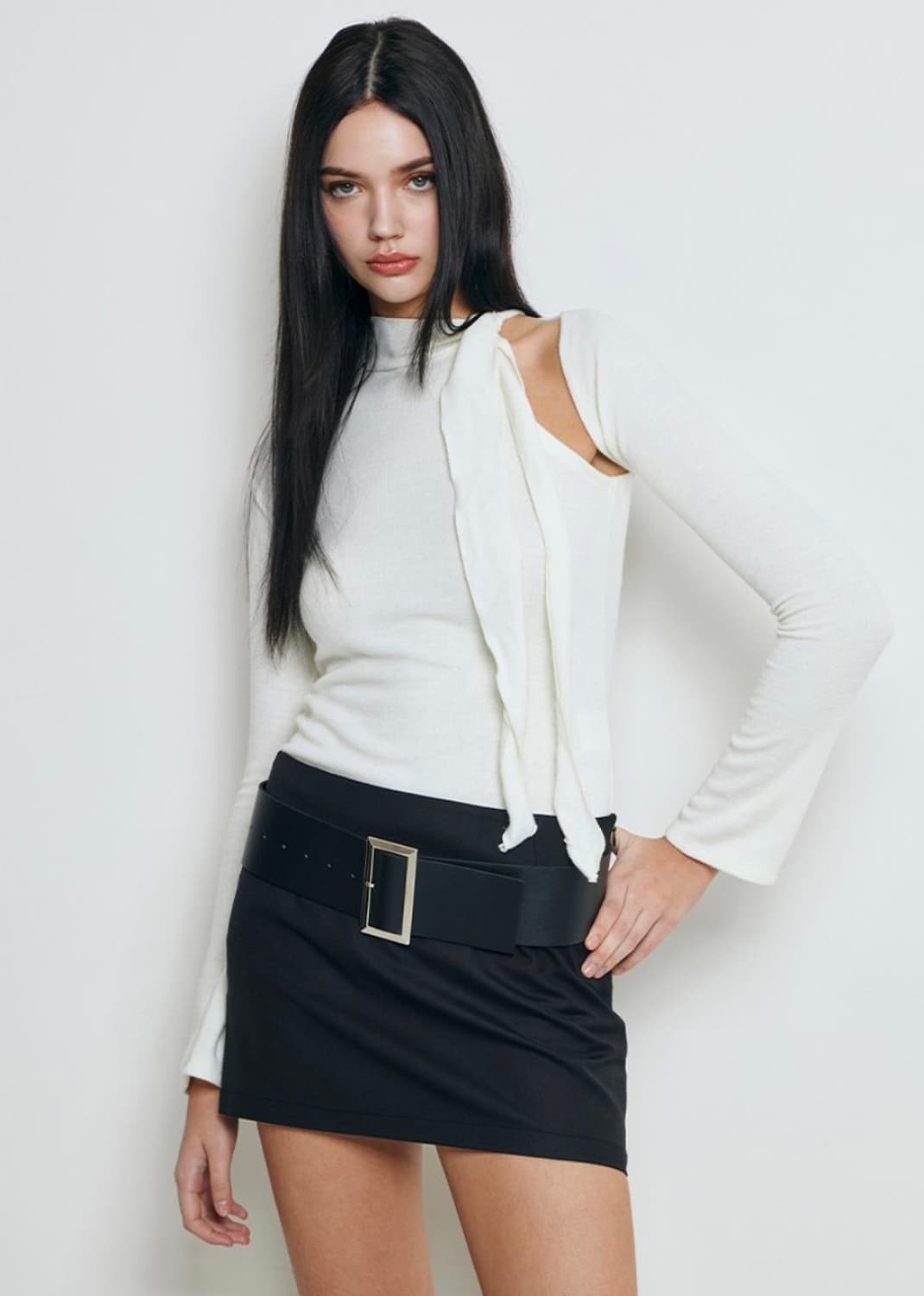 낫유어로즈 홀터 스카프 블라우스 set 상품이미지4