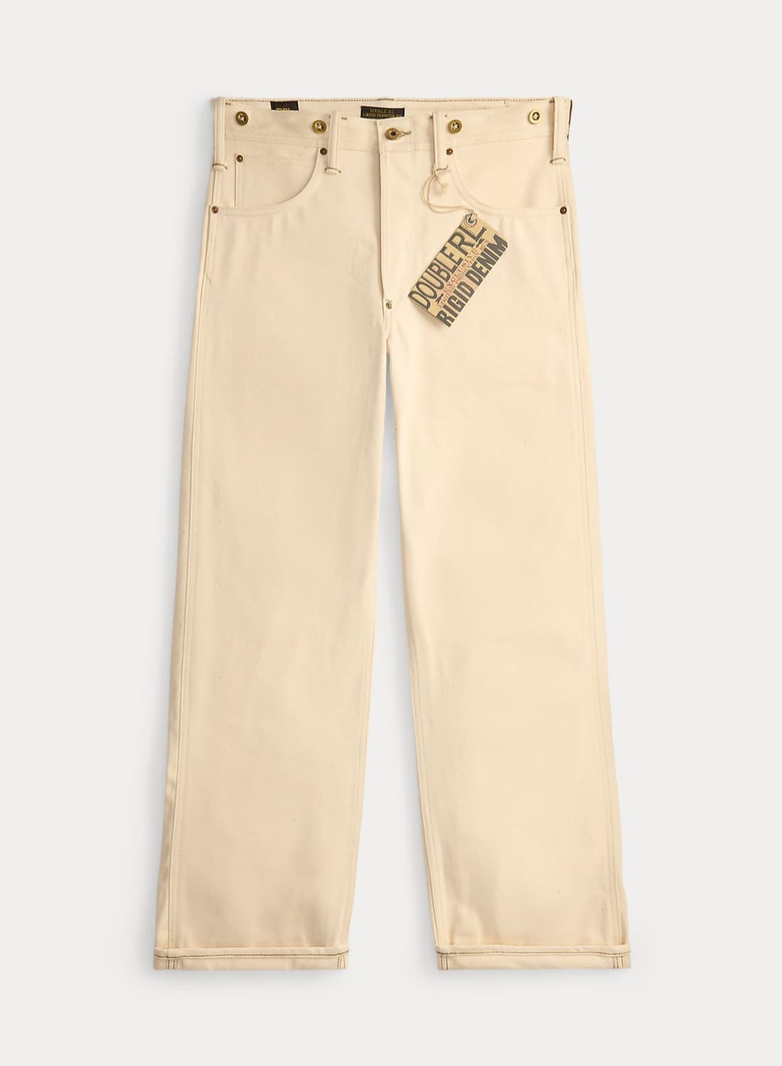 더블알엘 rrl 리미티드 에디션 시디드 셀비지진  에크루 빈파포 상품이미지1