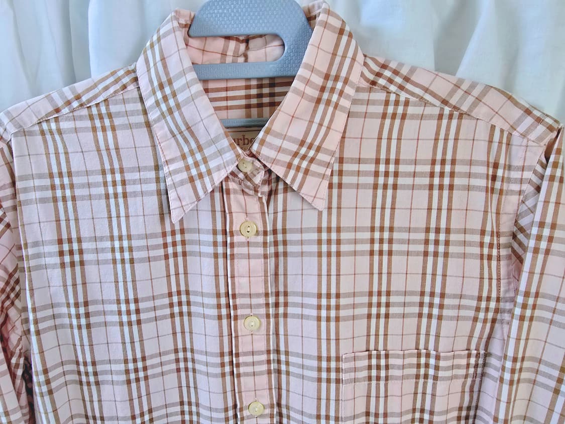 버버리 연핑크 셔츠 상품이미지3