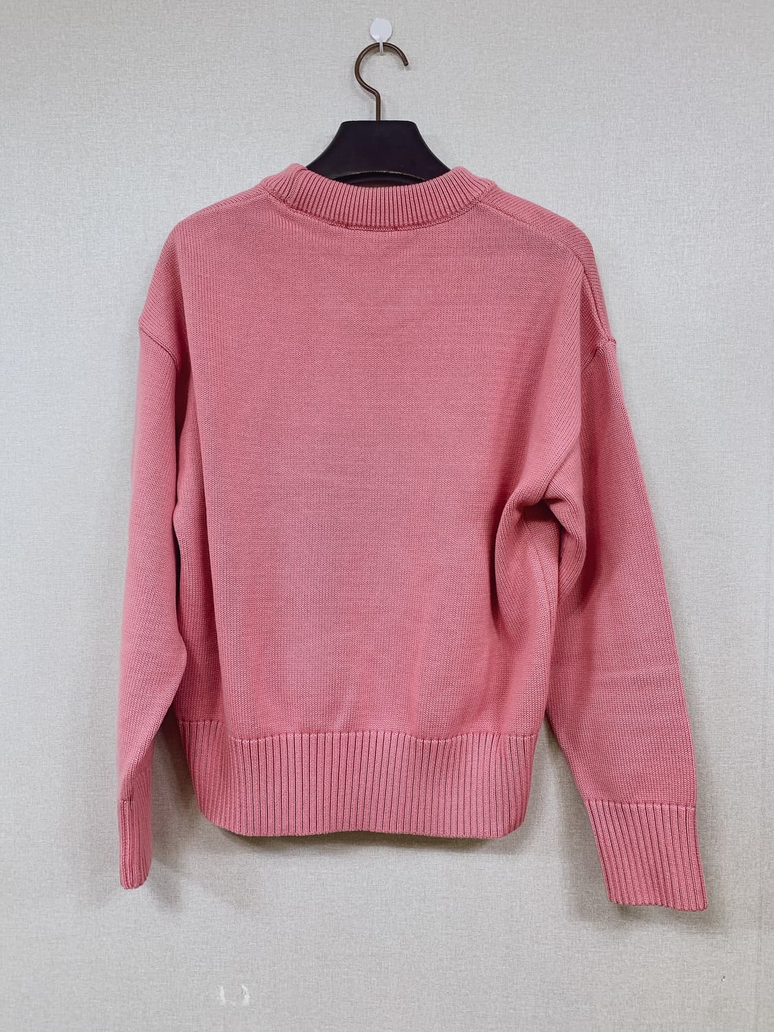 (새상품)AMI 아미 남성 인타르시아 빅하트 로고 니트 상품이미지3