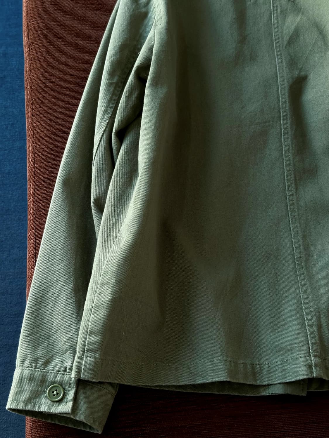 Cotton mil design nocollar shirt jacket  상품이미지5