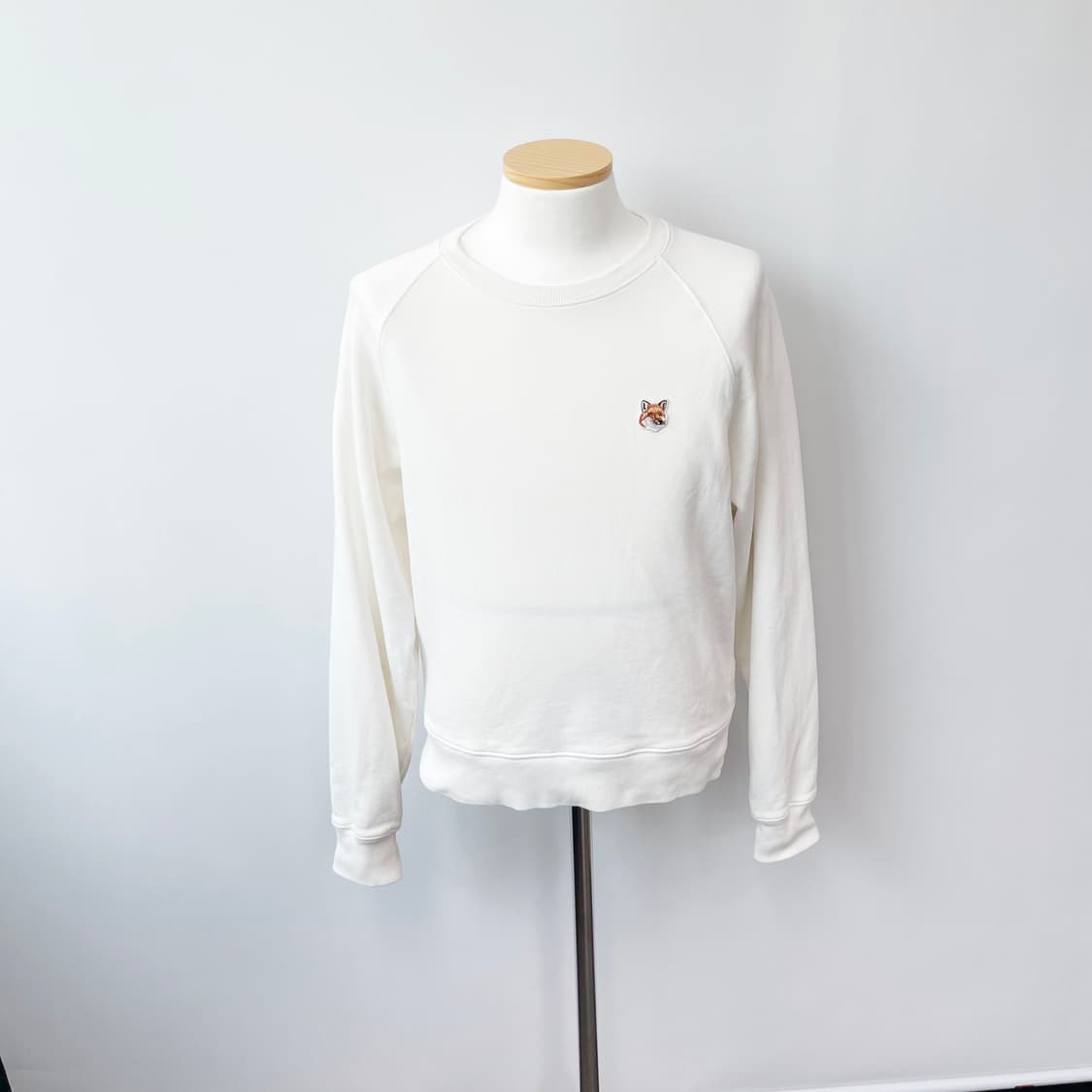 메종키츠네 정품 폭스헤드 패치여성맨투맨 상품이미지1