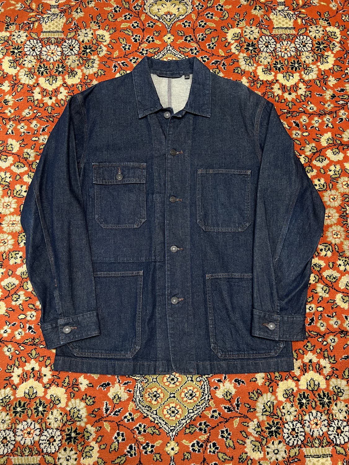 [L] 유니클로 데님 유틸리티 초어 자켓 상품이미지1