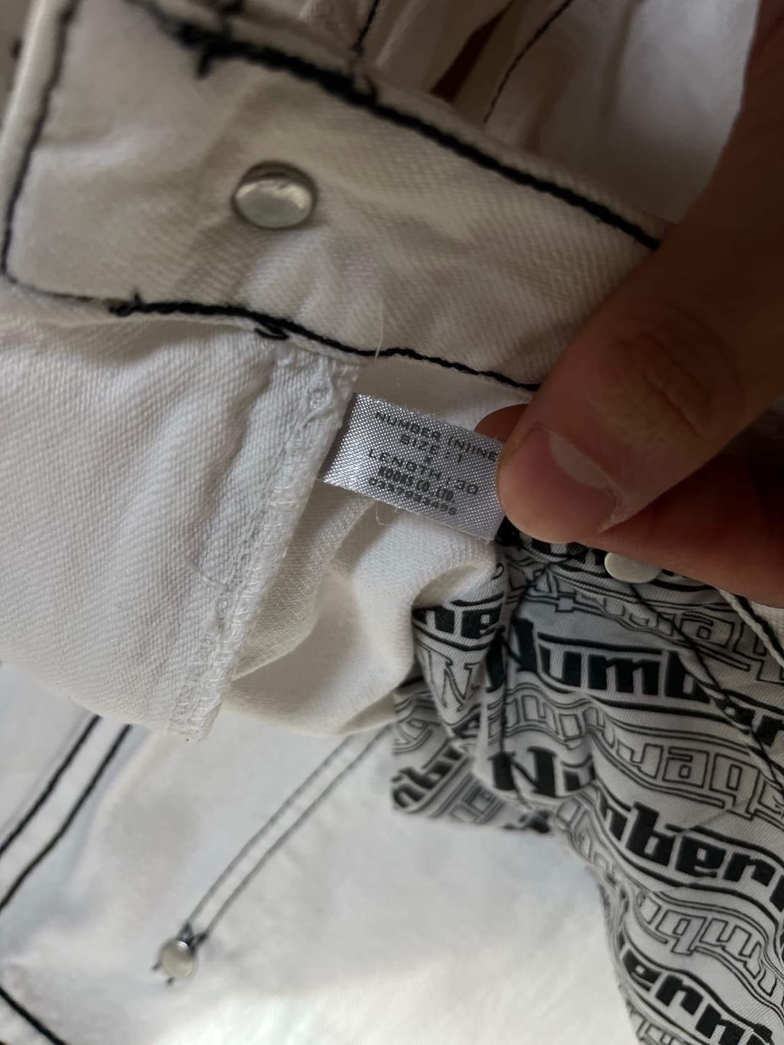 넘버나인 2002SS 데님 상품이미지6