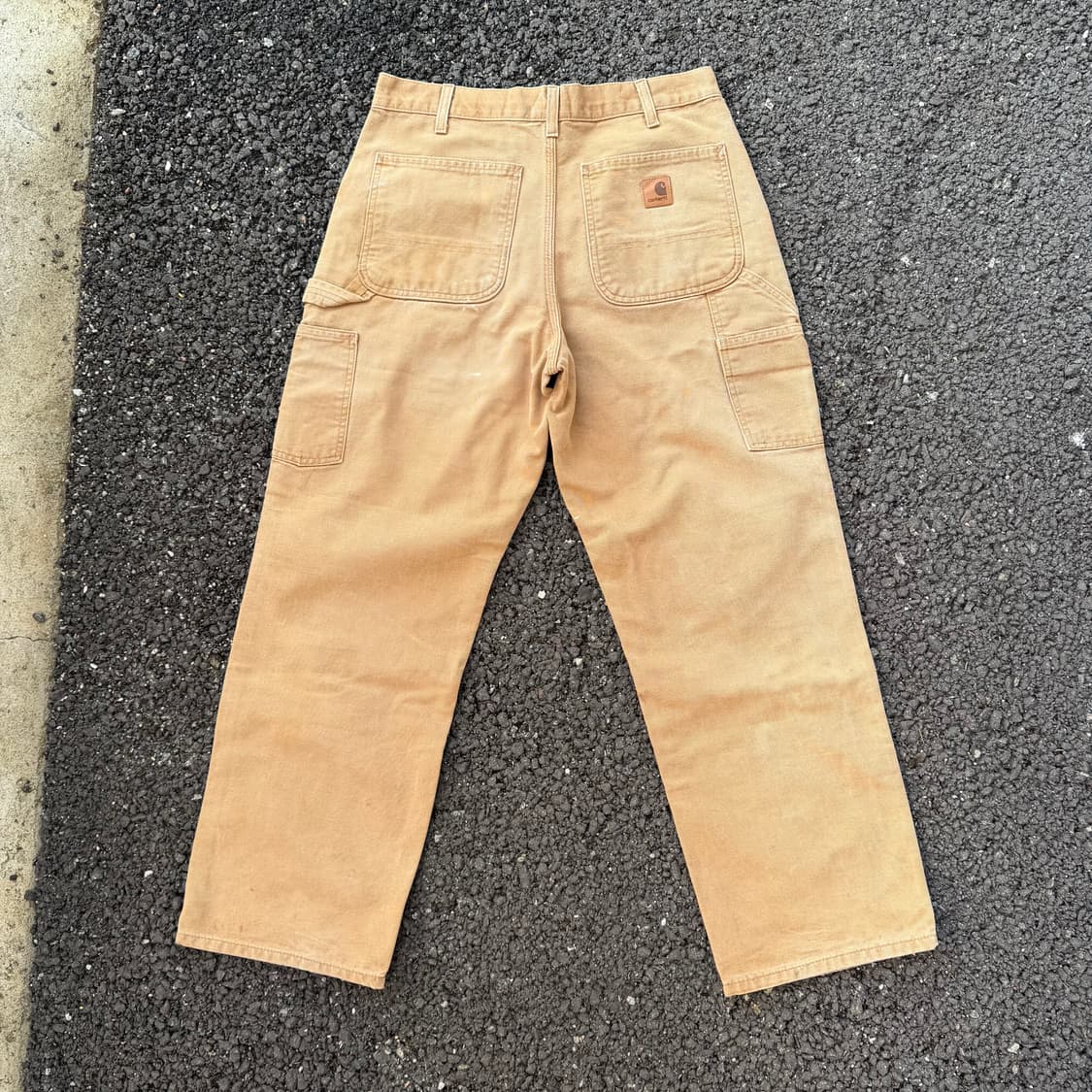 빈티지 칼하트 B11 BRN 싱글니 카펜터 팬츠 상품이미지2