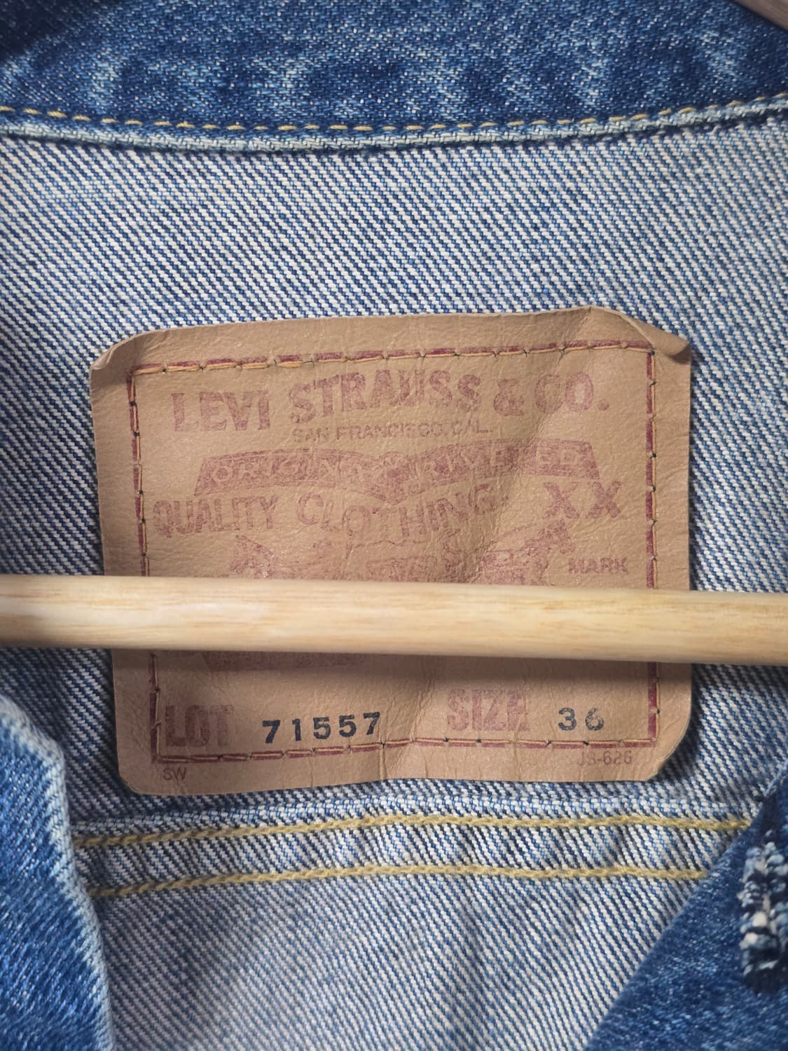 90s 리바이스 트러커 데님 자켓 71557 36 상품이미지5