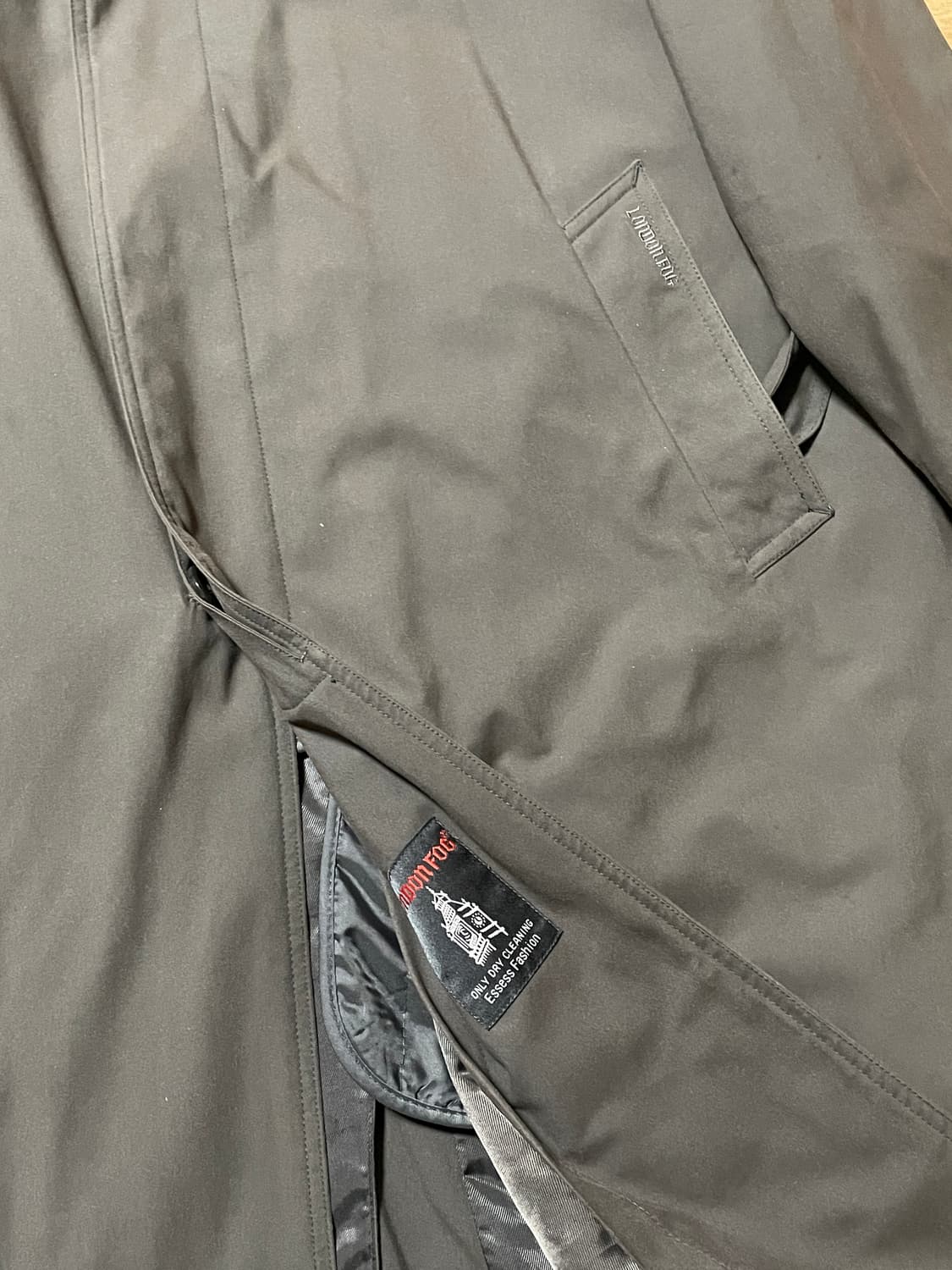 런던포그 x 코오롱상사 오리지널 발마칸 코트 (벨트 포함) 상품이미지4