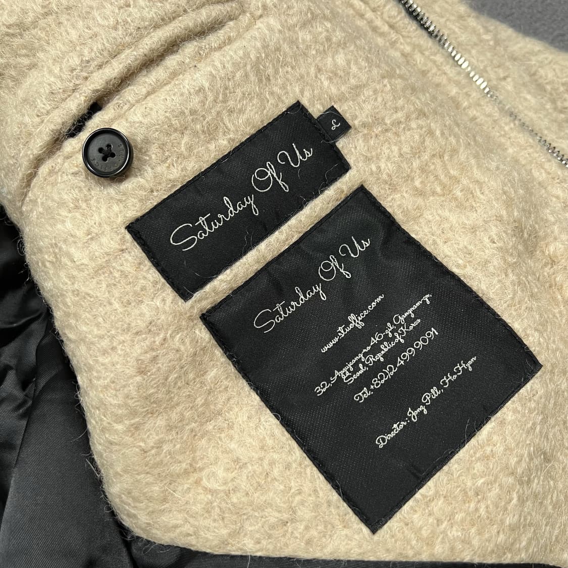 STU 에스티유 브러쉬드 숏 울 자켓 상품이미지6