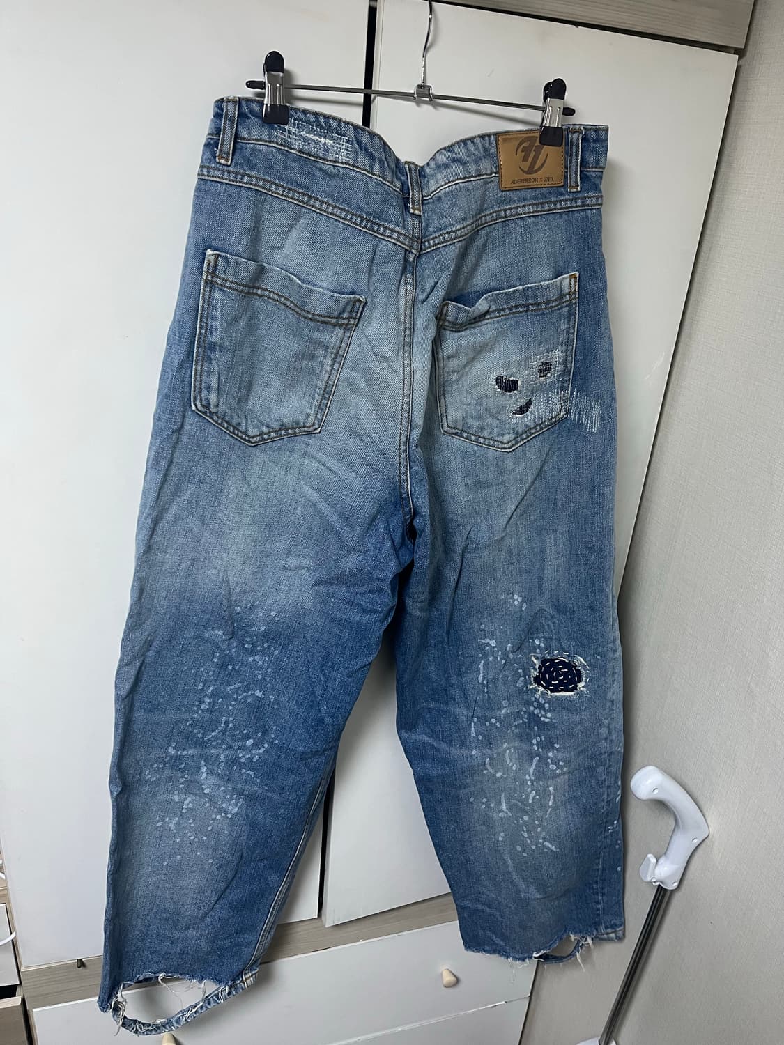 아더에러 자라 패치워크 바지 42사이즈 상품이미지5