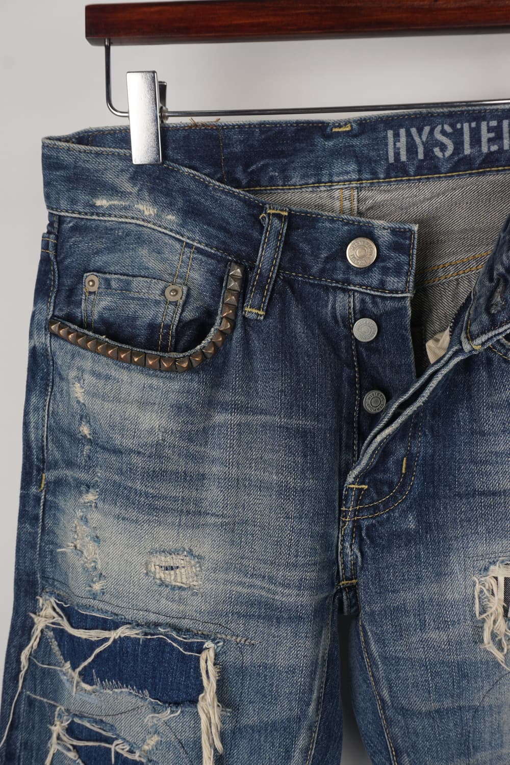 00's HYSTERIC GLAMOUR patchwork denim 상품이미지2