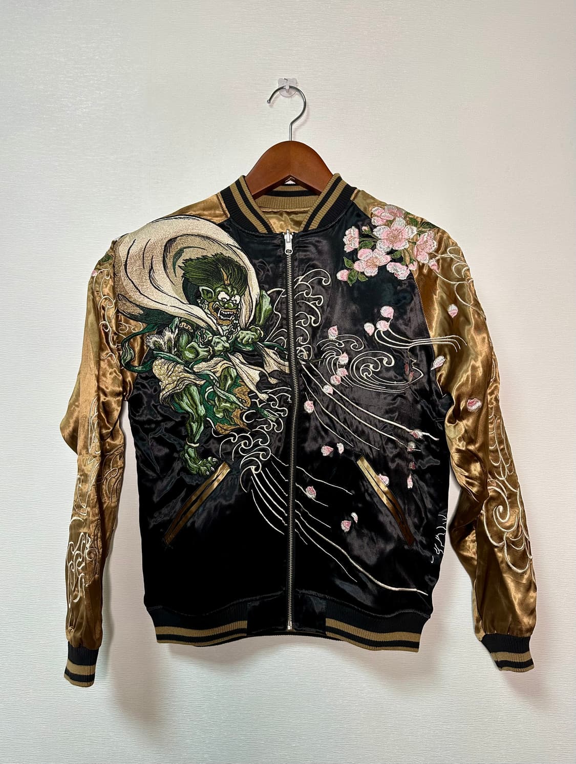 카라쿠리 타마시•스이/ 풍신 뇌신 양면 스카잔 (새상품) 상품이미지2