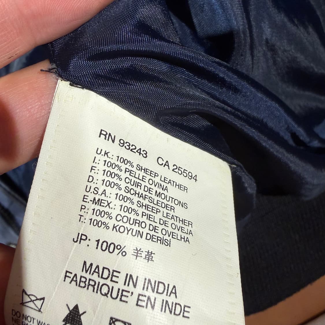 Diesel 디젤 램스킨 봄버 자켓 s 95 양가죽 상품이미지7