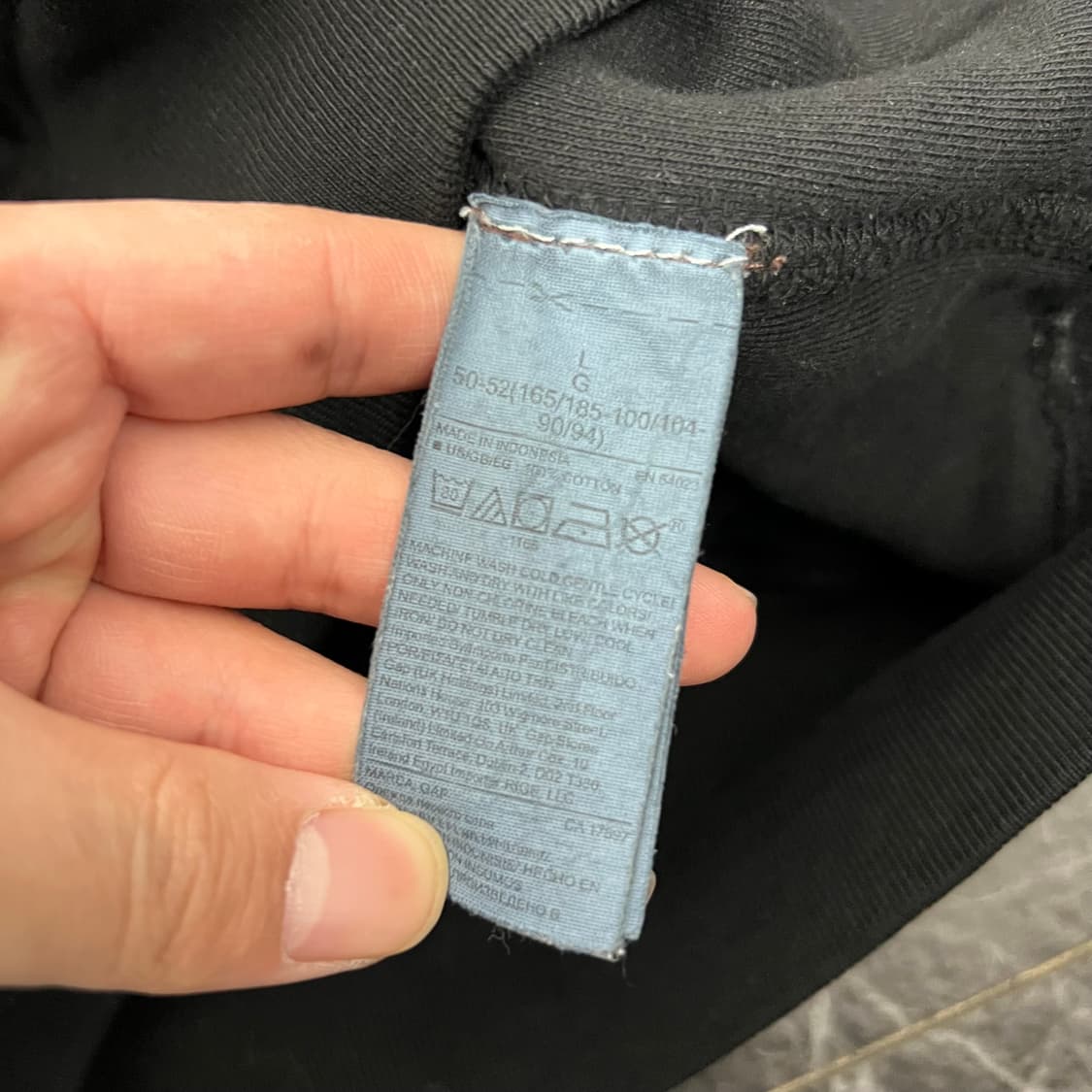 YEEZY 이지 갭 더블 레이어 후드 블랙 상품이미지7