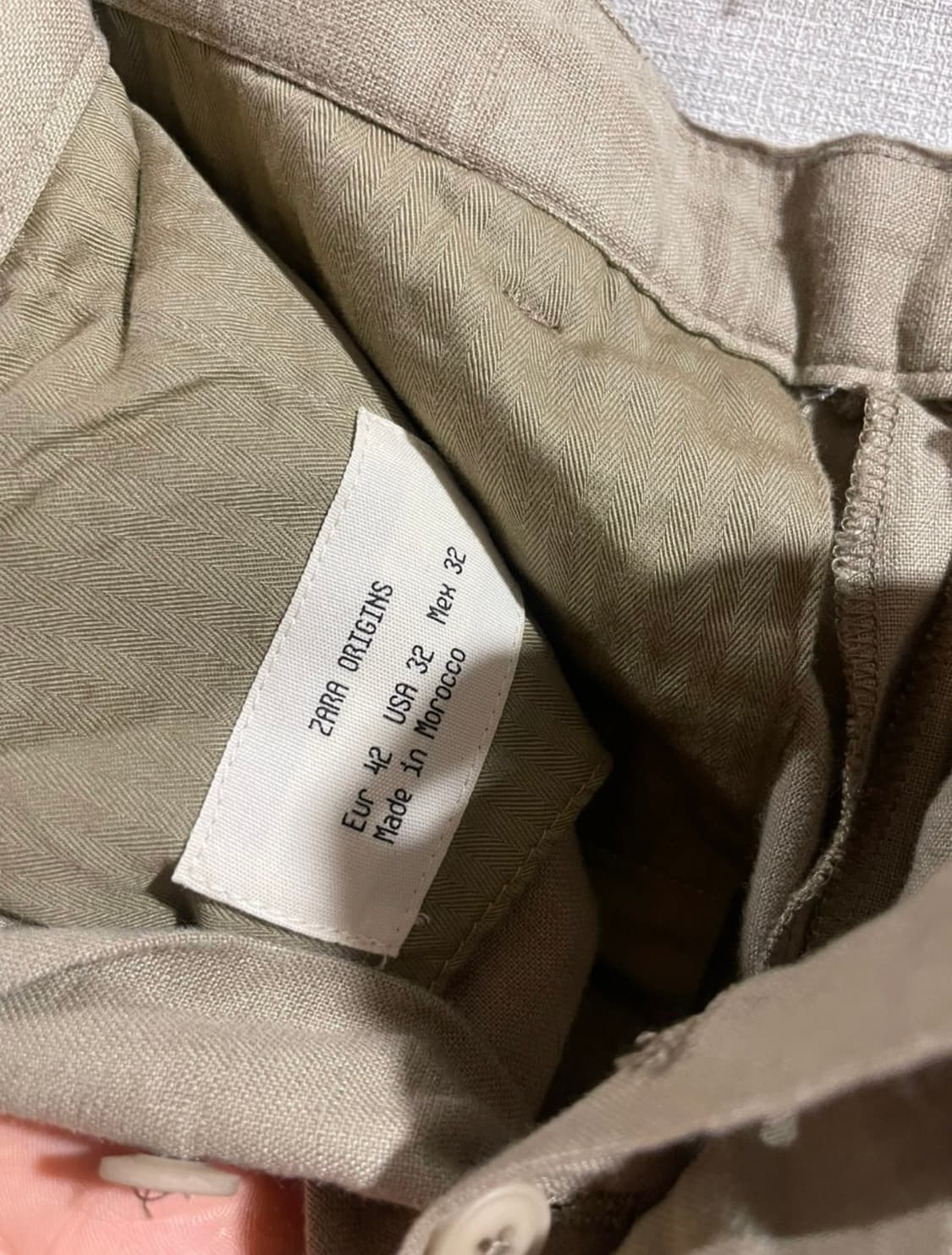 자라 오리진 린넨100% 팬츠 상품이미지8