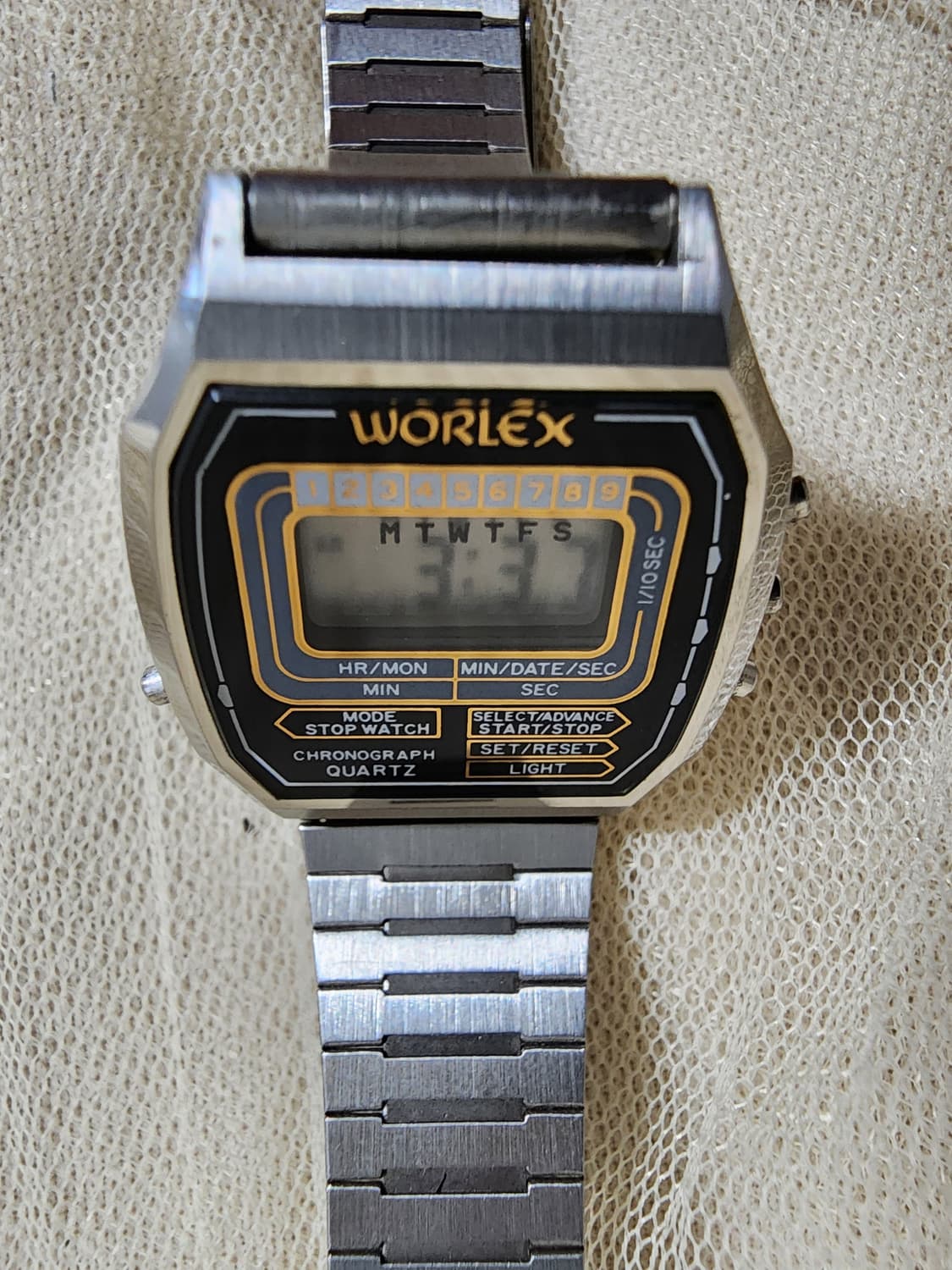 80s90s WORLEX 월렉스 빈티지 전자시계 상품이미지9