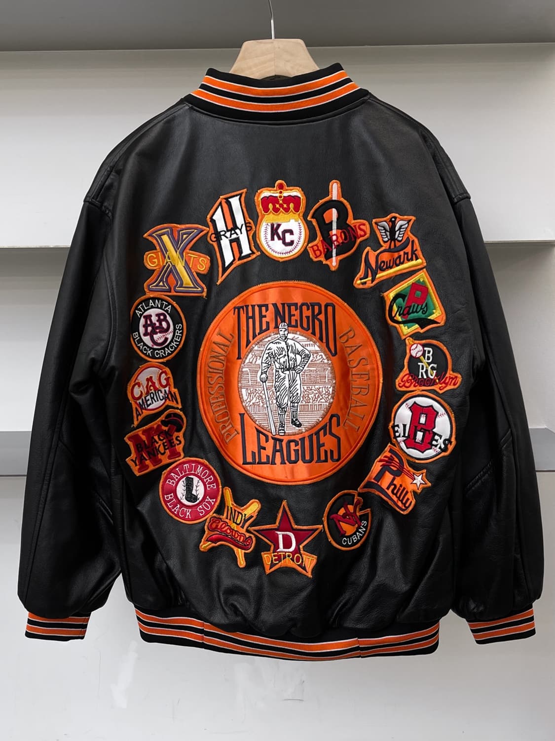 U.S America The Negro Leagues 레더자켓 상품이미지7