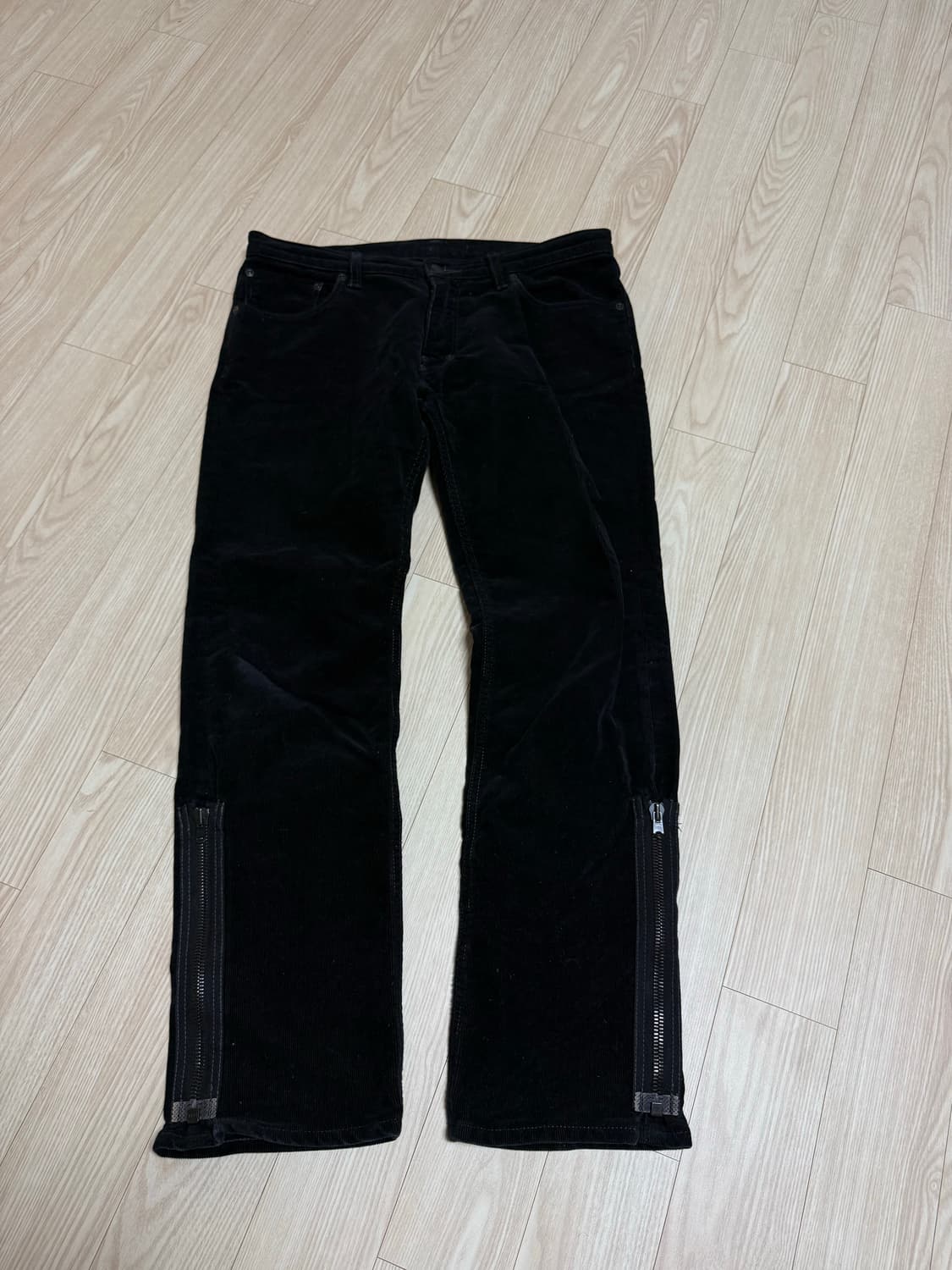 넘버나인 06noir 사이드지퍼 코듀로이 진 상품이미지1