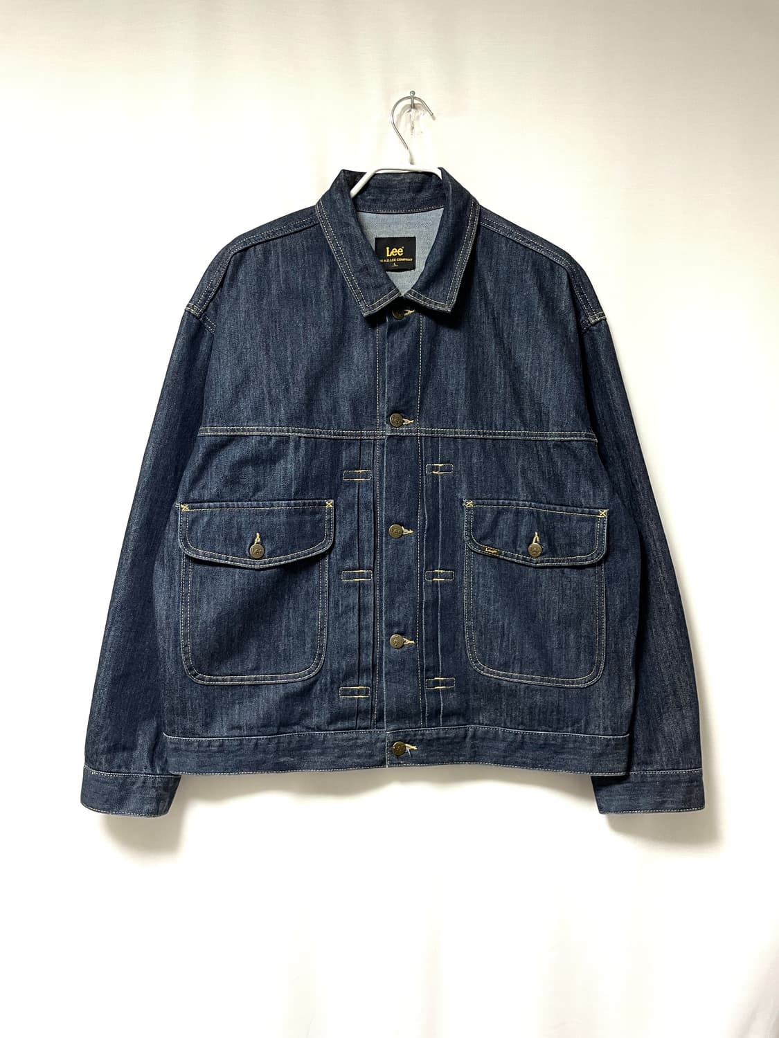 리 Lee 코듀라 데님 1st 아메카지 워크웨어 트러커 청자켓 L 상품이미지1