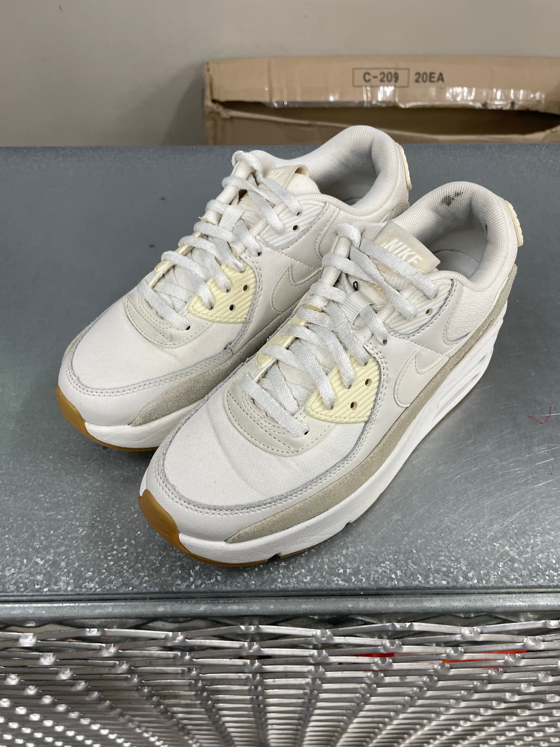 나이키 에어맥스 90 라이트 오어우드 브라운 235 상품이미지2