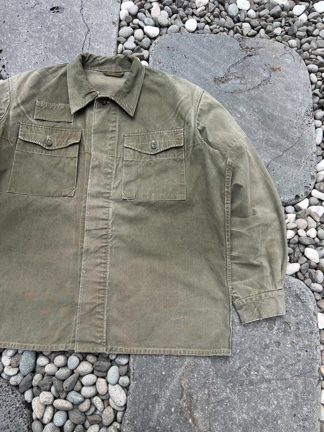 60s OTAVAN TREBON HARD FADED 유럽밀리터리워크자켓 상품이미지6