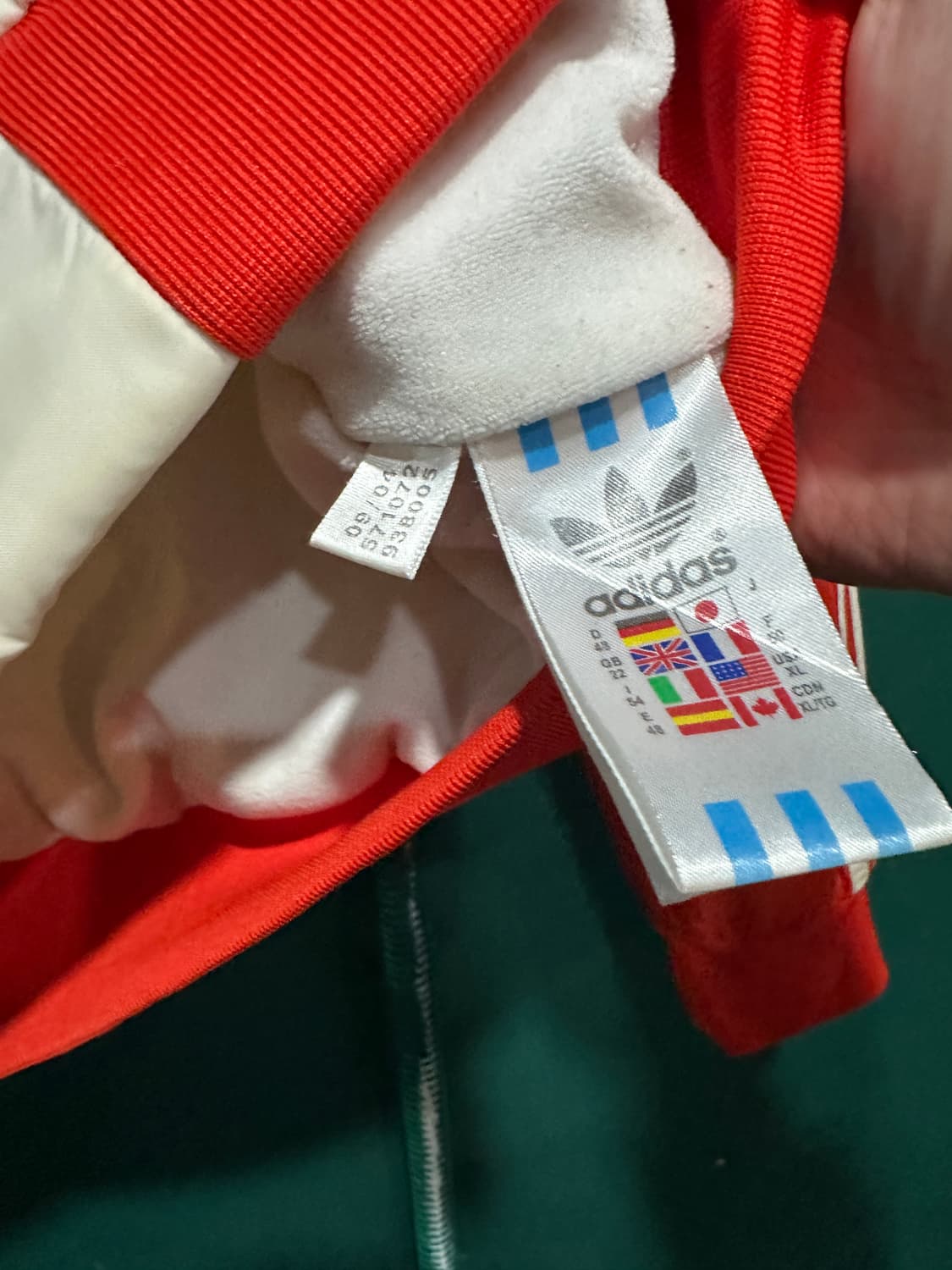 아디다스 트랙자켓 오렌지XL 상품이미지3