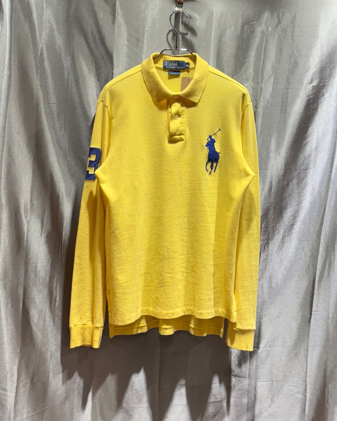M 폴로랄프로렌 빅로고 블루포니 옐로우 롱슬리브 상품이미지2