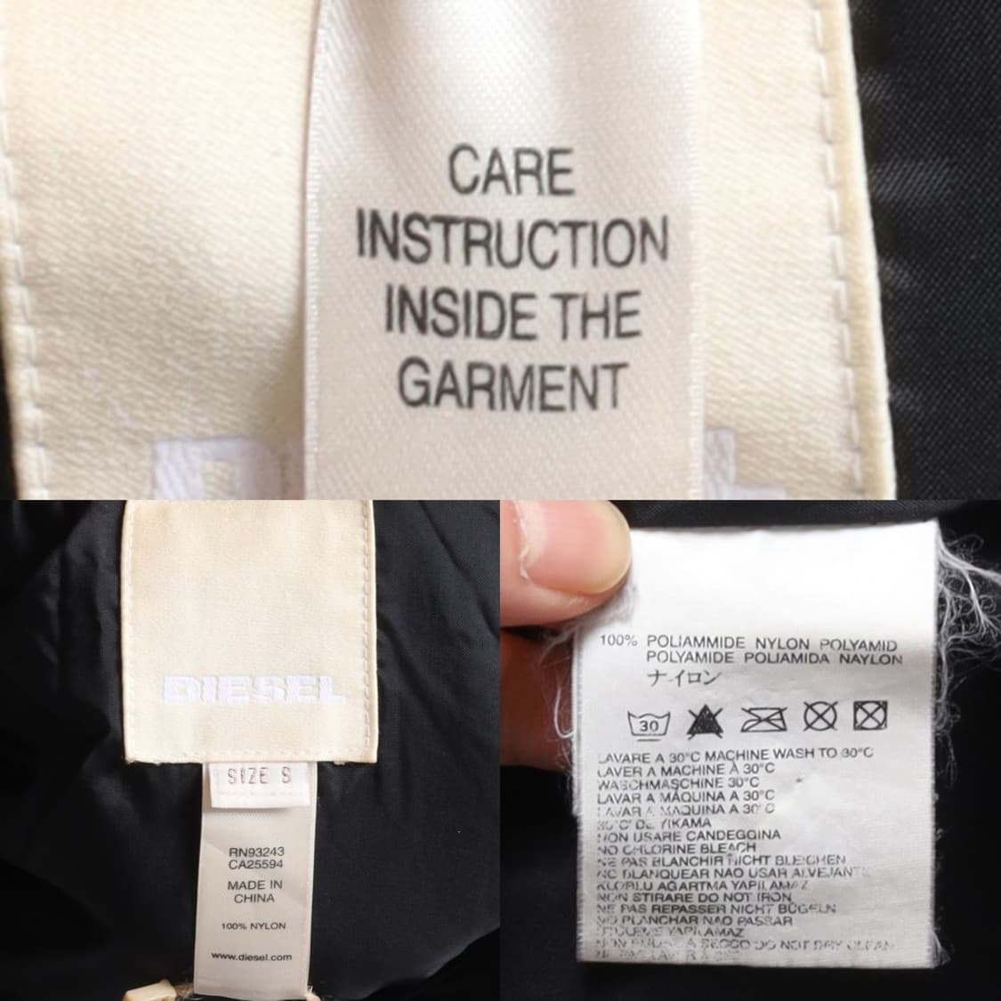 디젤 DIESEL Multi Zip Nylon Jacket 

 상품이미지9