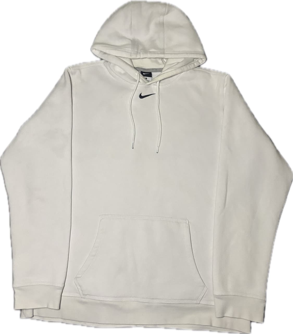 나이키 화이트 후드키 (블랙 스우쉬) L 상품이미지2
