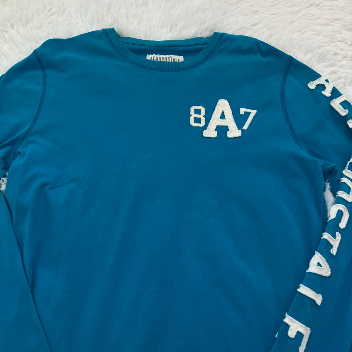 빈티지 포스텔 스카이 긴팔 750 y2k 스트릿 갸루 펑키 일본빈티지 상품이미지5