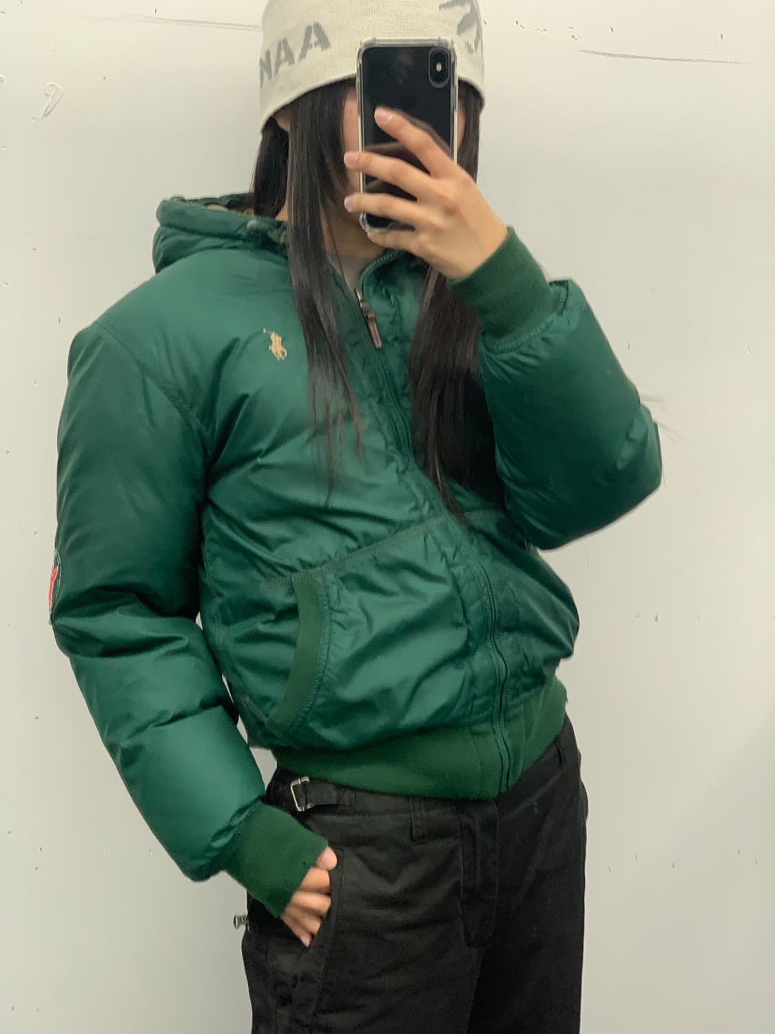 폴로 딥그린 덕다운 패딩 상품이미지2