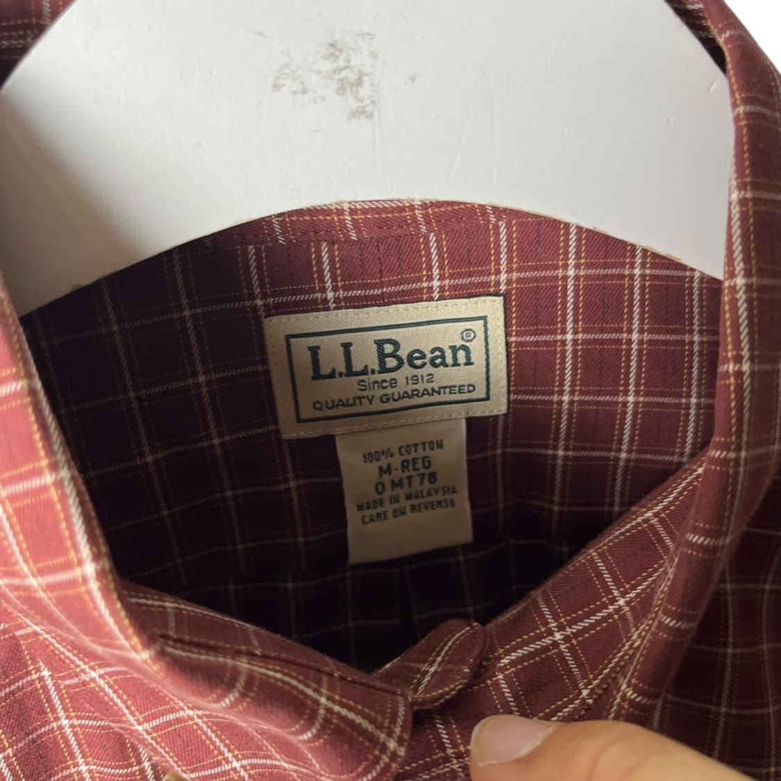 [LL Bean] 엘엘빈 원포켓 체크셔츠 상품이미지3