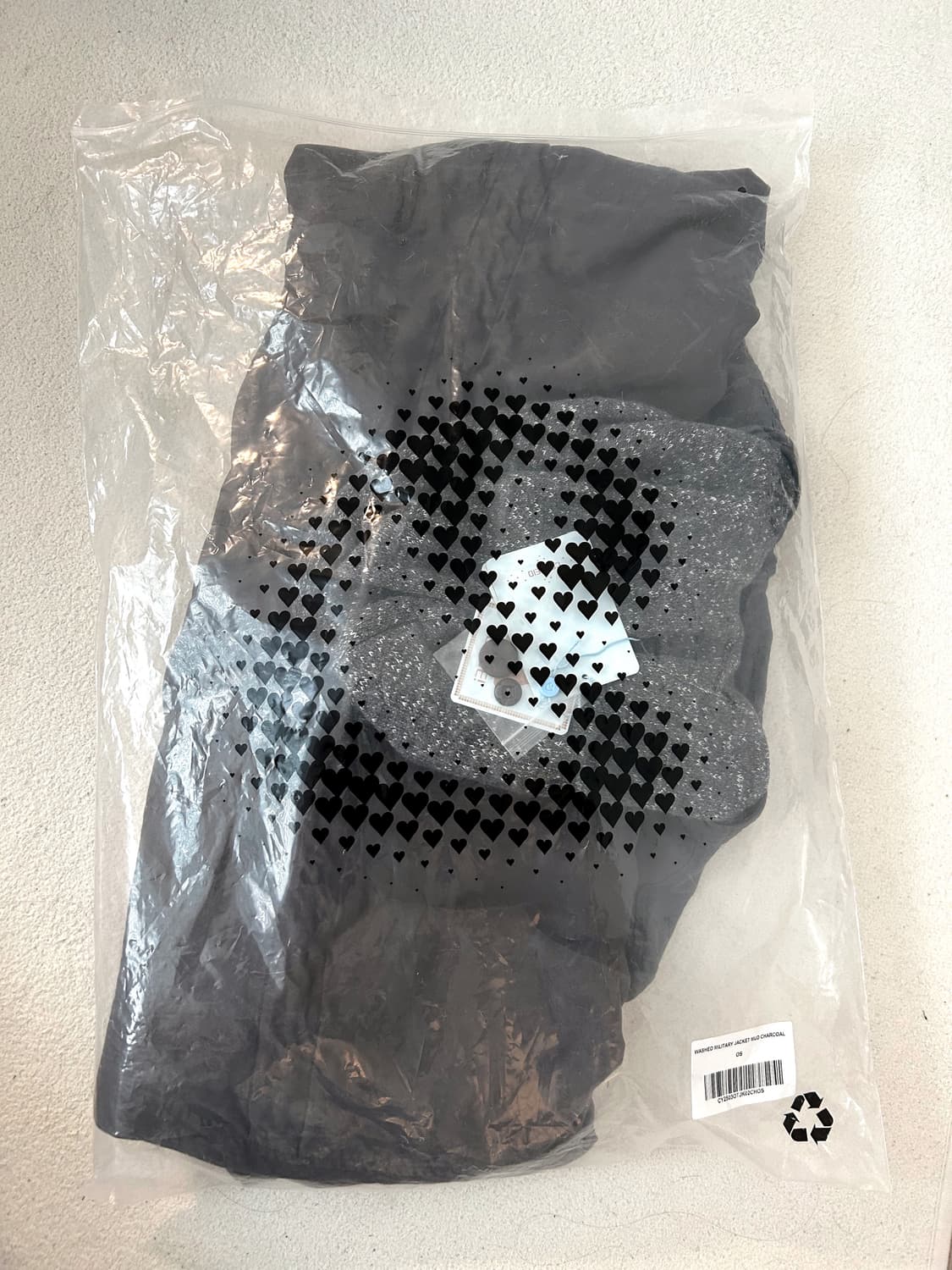 코이세이오 밀리터리 야상 차콜 상품이미지2