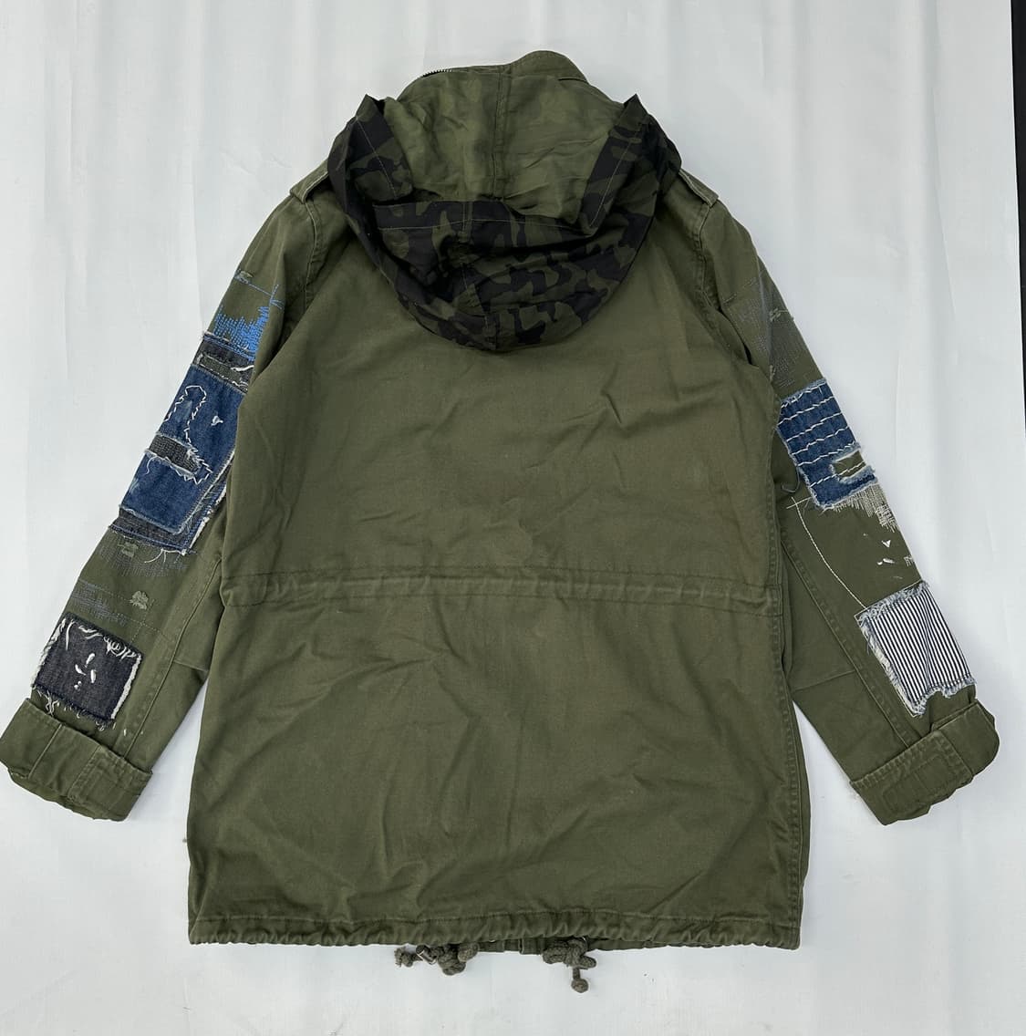 🤎에고이스트 보헤미안 카키 패치워크 야상🤎자켓 아우터 밀리터리 상품이미지3