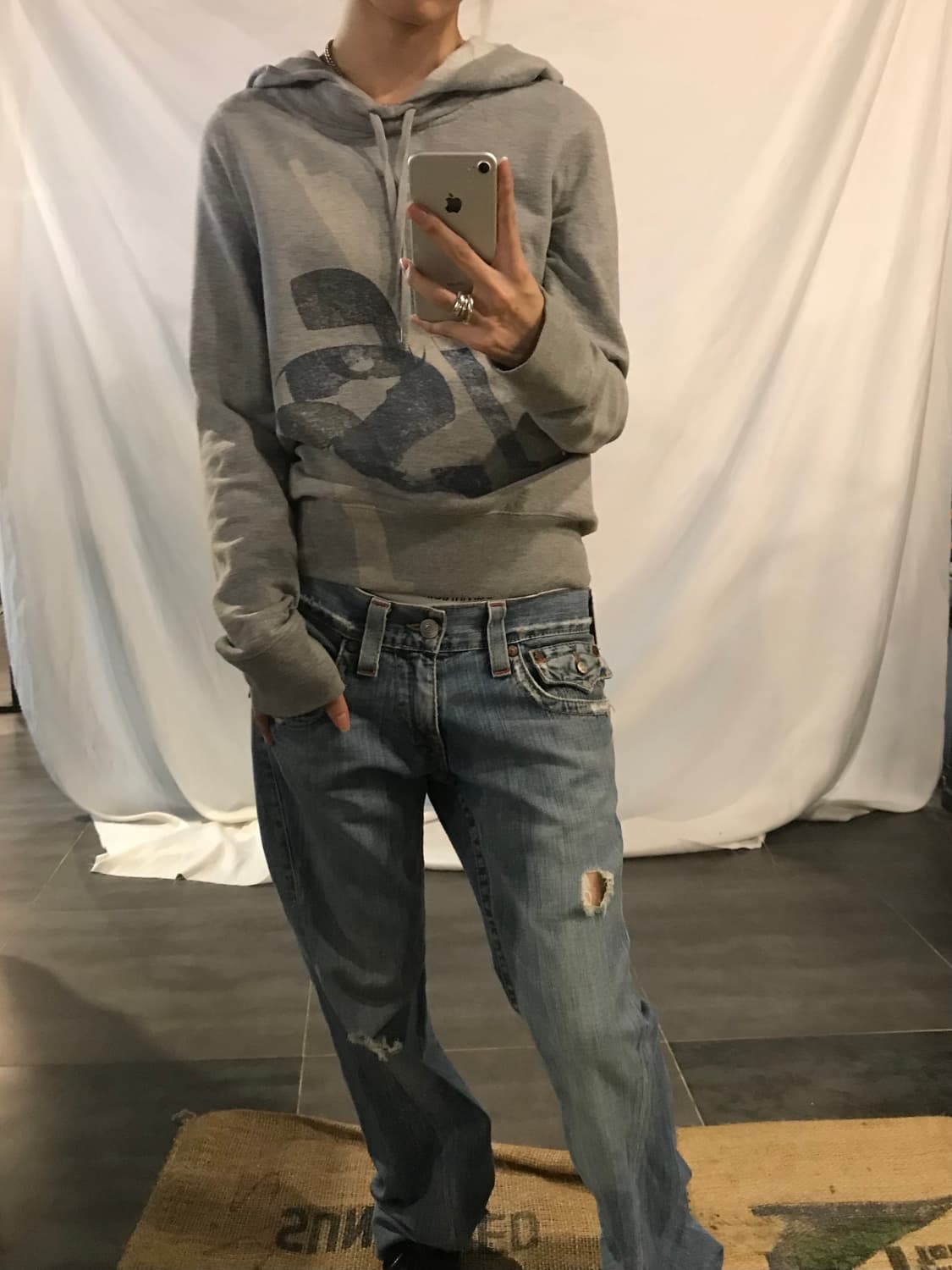 Diesel Grey Hoodie 상품이미지4