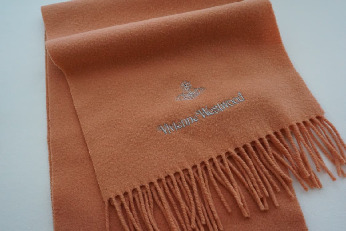 비비안웨스트우드 울 머플러-오렌지 상품이미지4