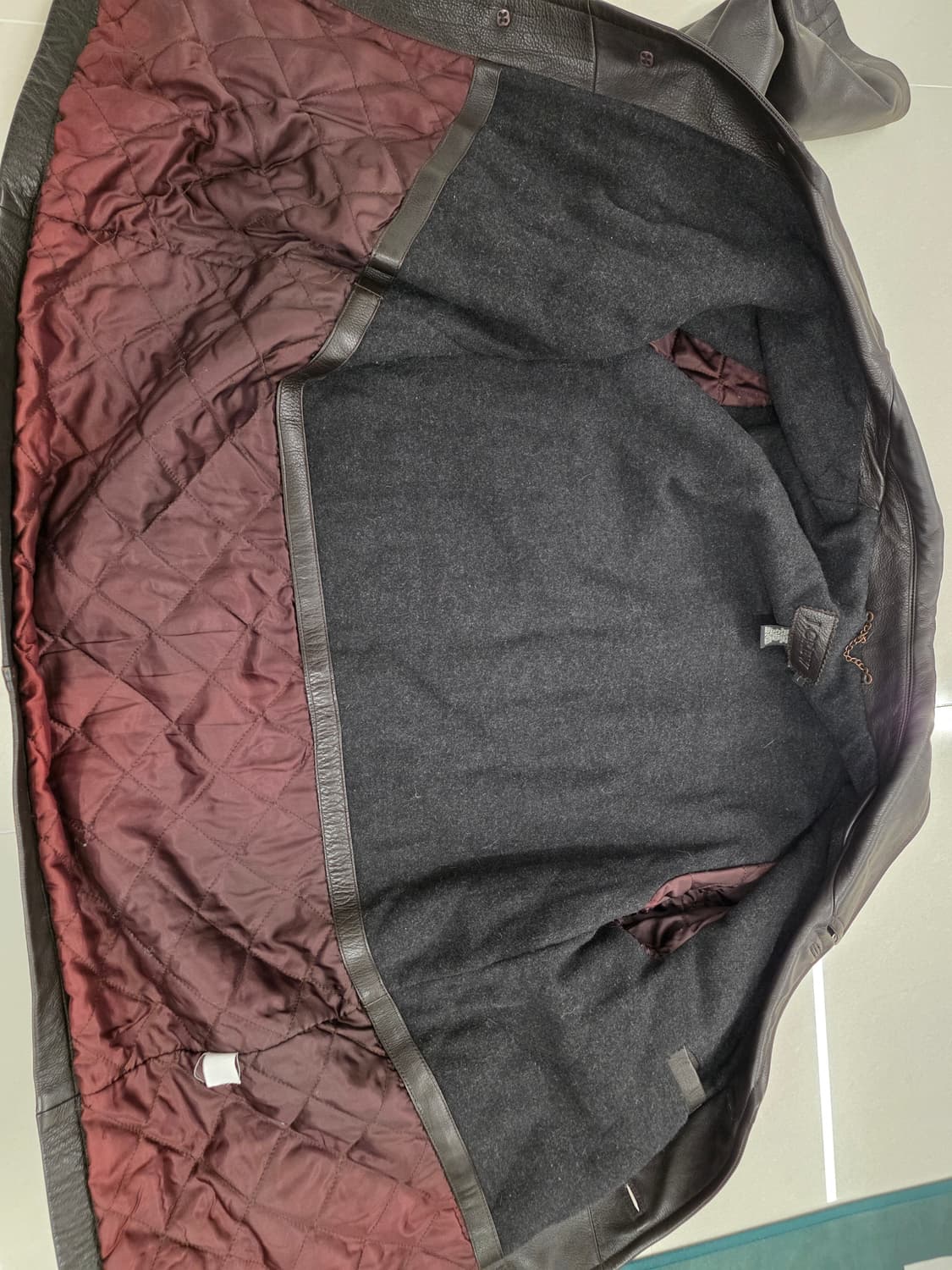 J.crew 제이크루 레더 카코트 leather car coat 상품이미지4