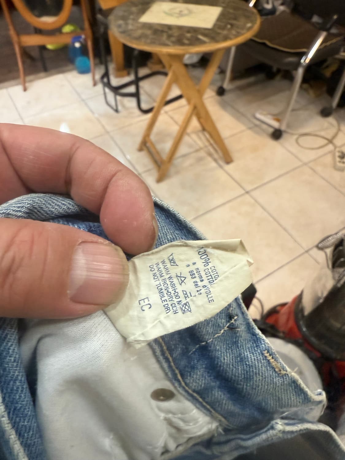 30-31  정품 베르사체 데님바지 팝니다 상품이미지5