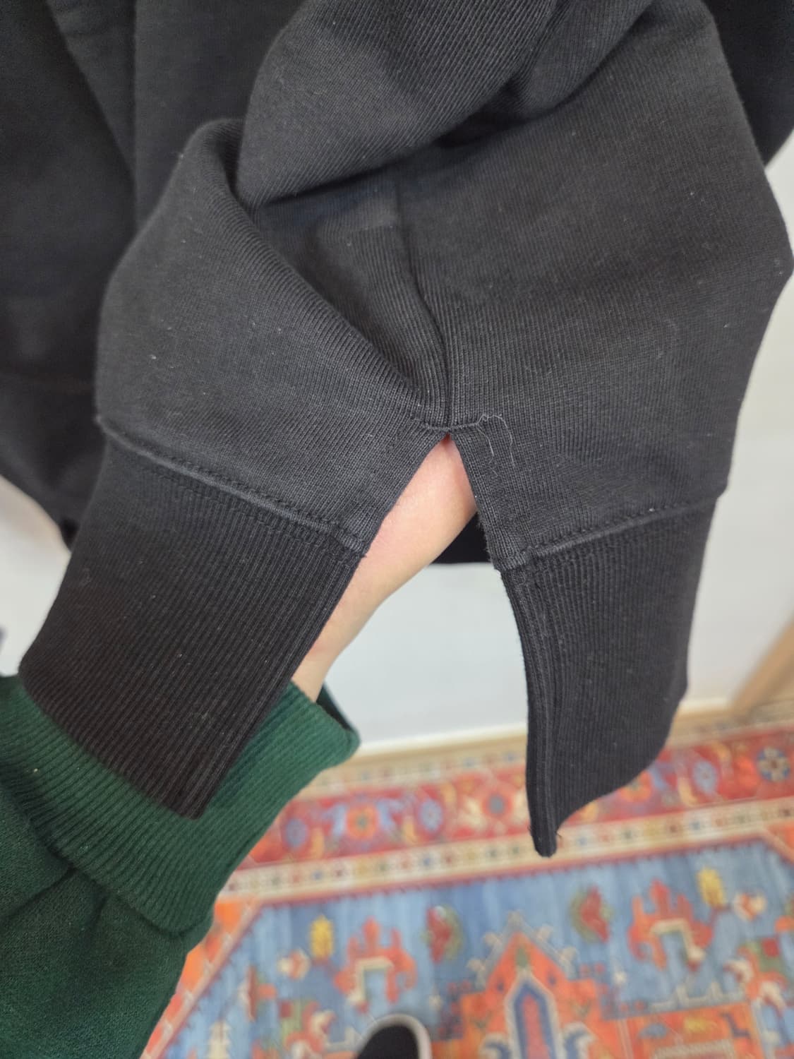 플랙 라츠 라츠유 헤비웨이트 옆트임 반타블랙 xl 상품이미지5