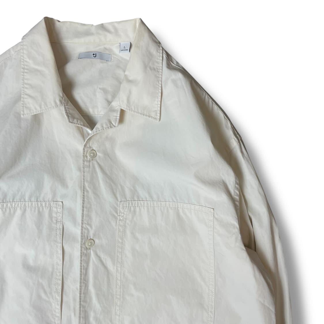유니클로 X 질샌더 +J 릴렉스핏 셔츠 자켓 L 상품이미지3